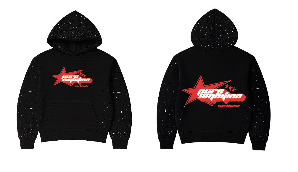 Pure Ambition Limited Rhinestone Hoodie