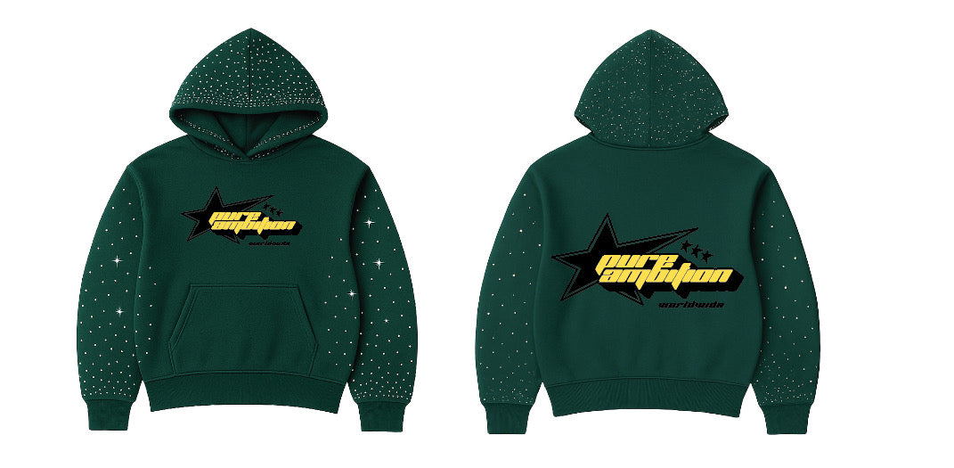 Pure Ambition Limited Rhinestone Hoodie