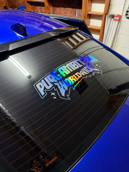Rear banner